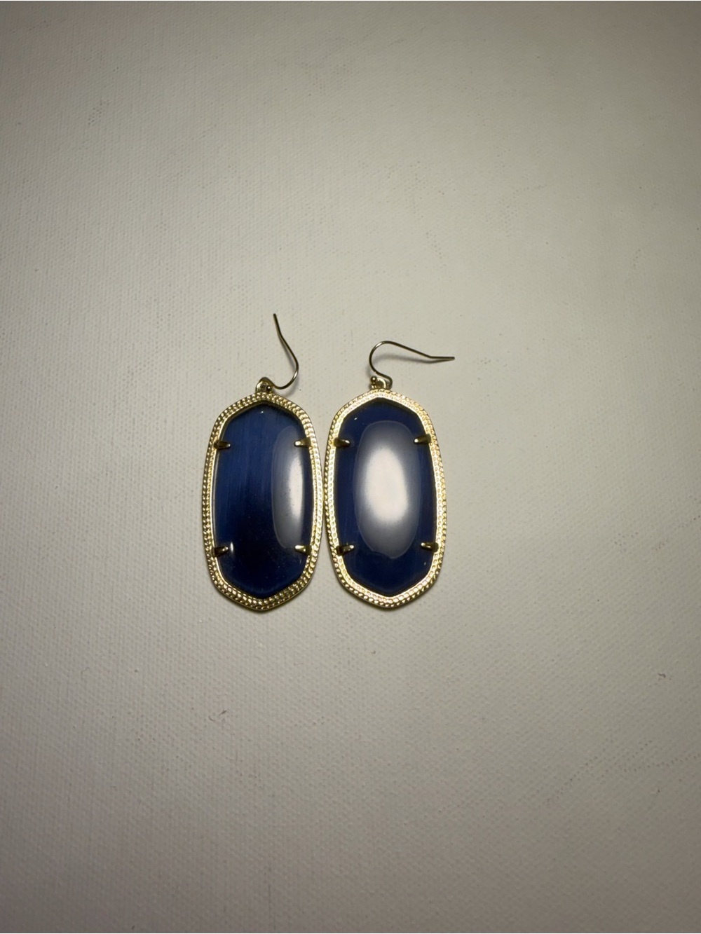 Kendra Scott Elle Drop Earrings -Navy